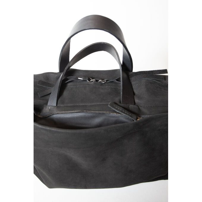 Work bag black (2 leather qualities available)