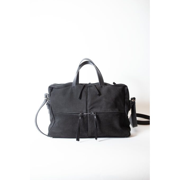 Work bag black (2 leather qualities available)