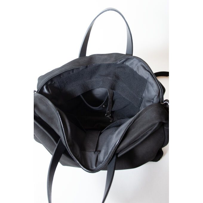 Work bag black (2 leather qualities available)