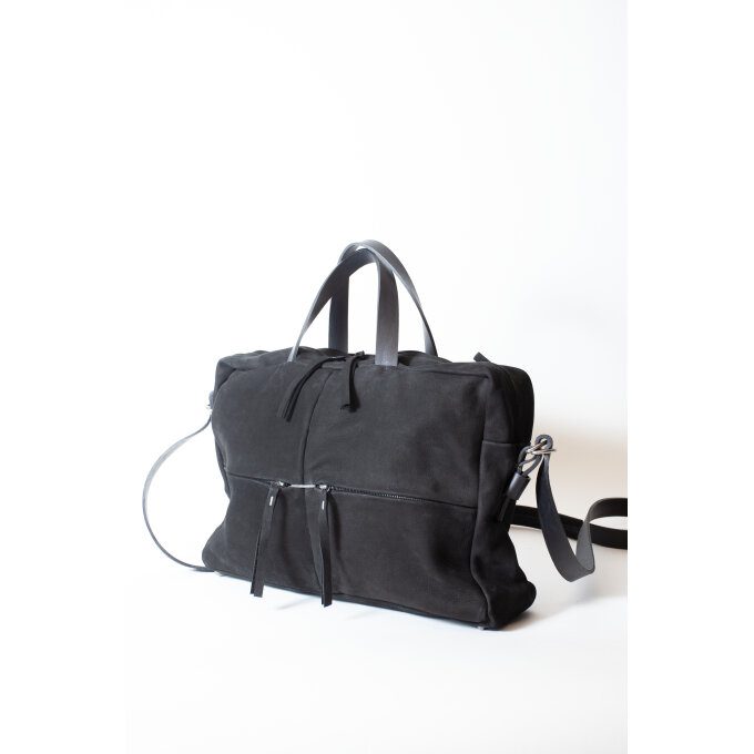 Work bag black (2 leather qualities available)