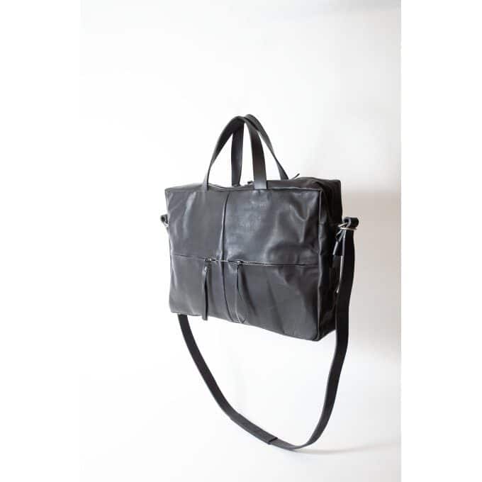 Work bag black (2 leather qualities available)