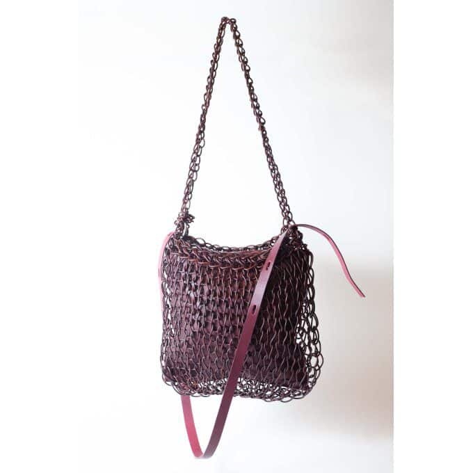 KNIT BAG square bottom (various colors available)