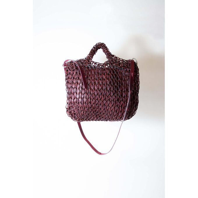 KNIT BAG with handle (various colors available)