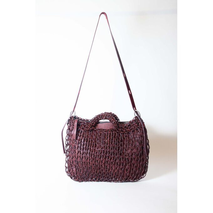 KNIT BAG with handle (various colors available)