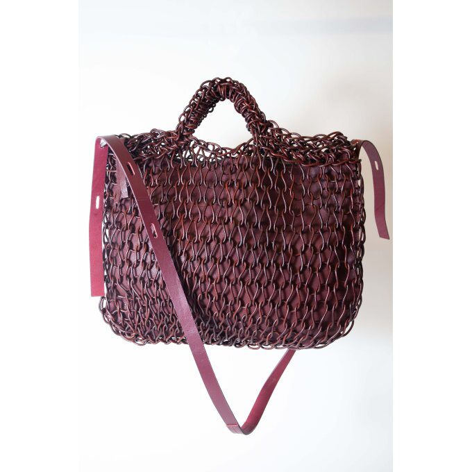 KNIT BAG with handle (various colors available)